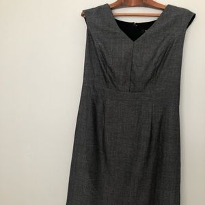 Gray business dress